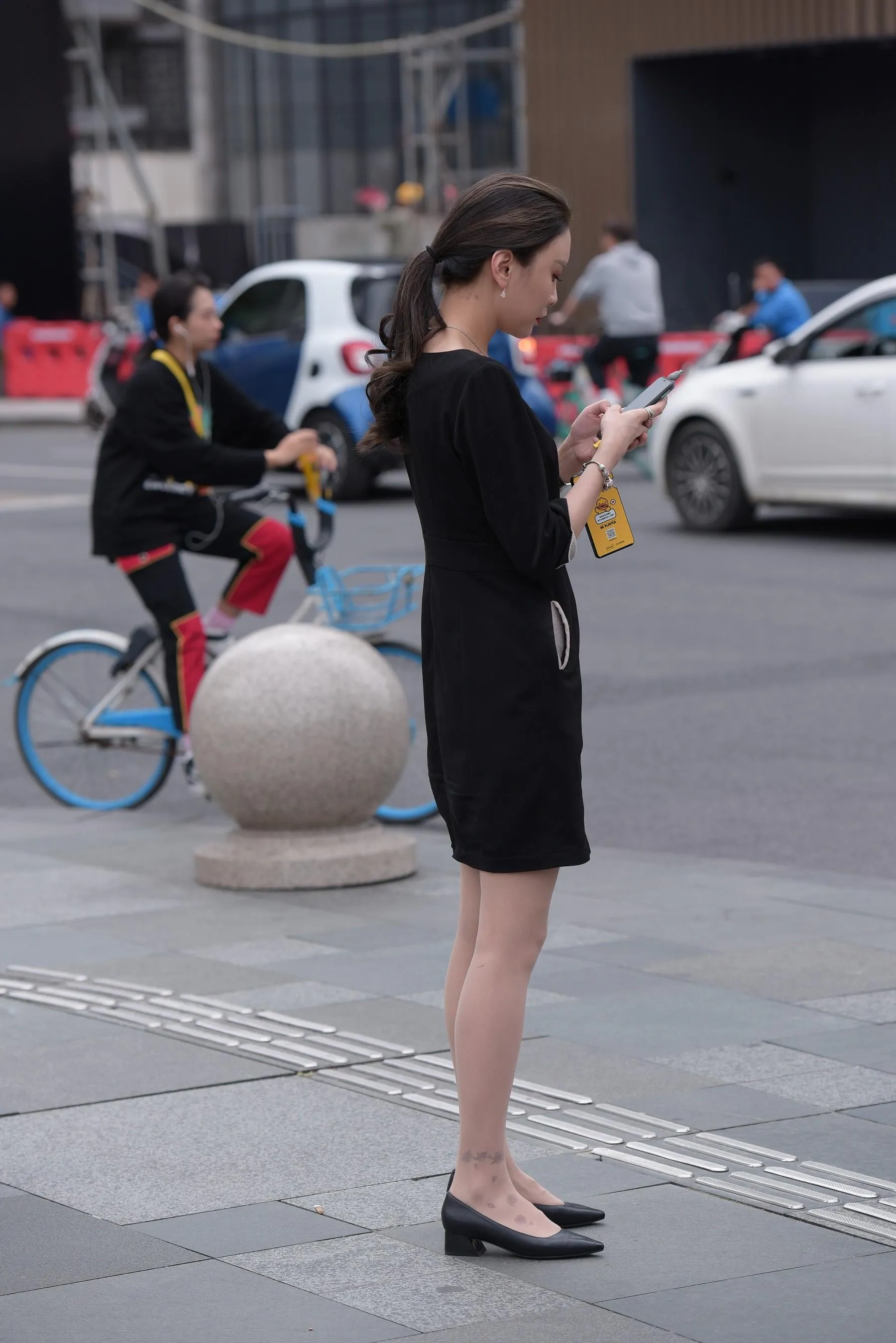 魔镜街拍 NO.163 街拍黑色连衣裙小姐姐 [184P]插图